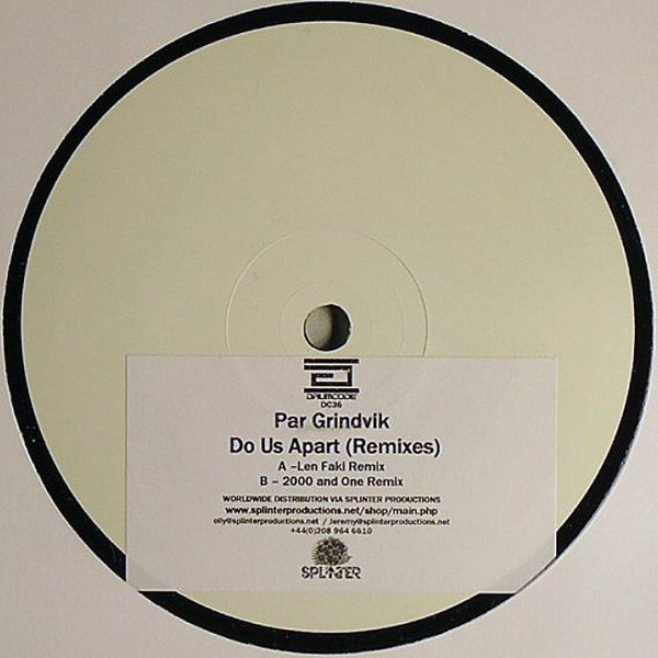 Pär Grindvik – Do Us Apart (Remixes)